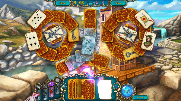 Игра Dreamland Solitaire, скриншот