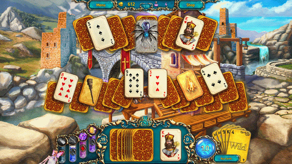 Игра Dreamland Solitaire, скриншот