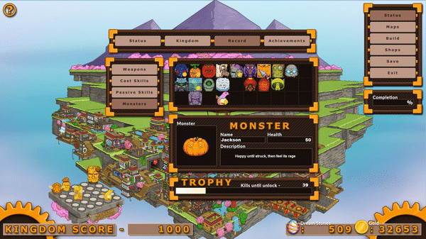Игра Dreamstones, скриншот