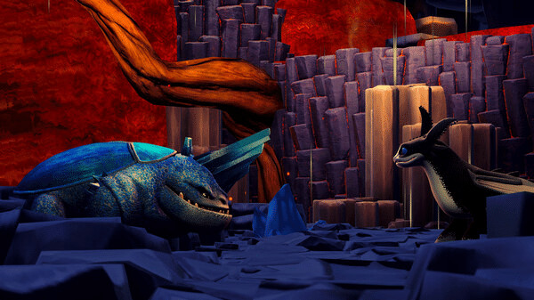 Игра DreamWorks Драконы: Легенды Девяти Королевств, скриншот