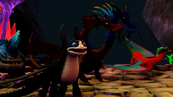Игра DreamWorks Драконы: Легенды Девяти Королевств, скриншот