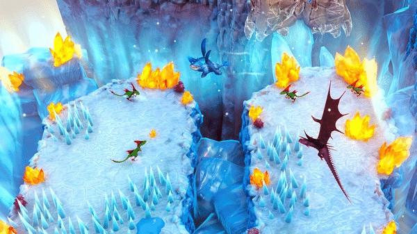 Игра DreamWorks Драконы: Легенды Девяти Королевств, скриншот