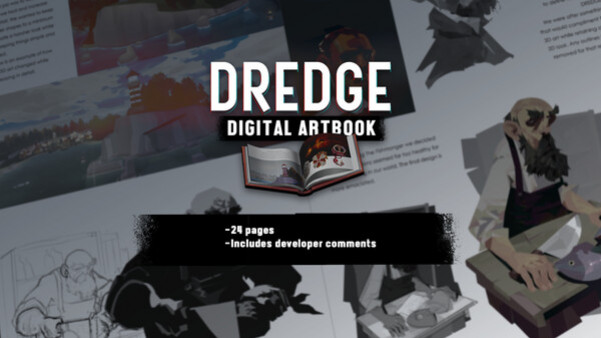 Игра DREDGE - Digital Artbook, скриншот