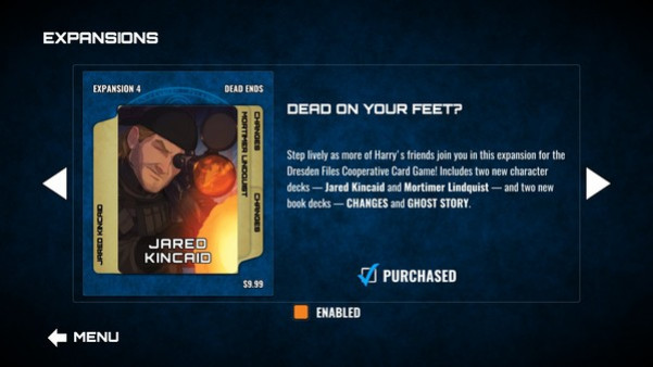 Игра Dresden Files Cooperative Card Game - Dead Ends, скриншот