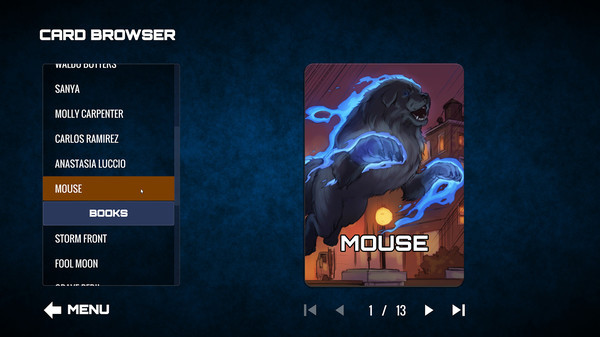 Игра Dresden Files Cooperative Card Game - Mouse & Variants, скриншот