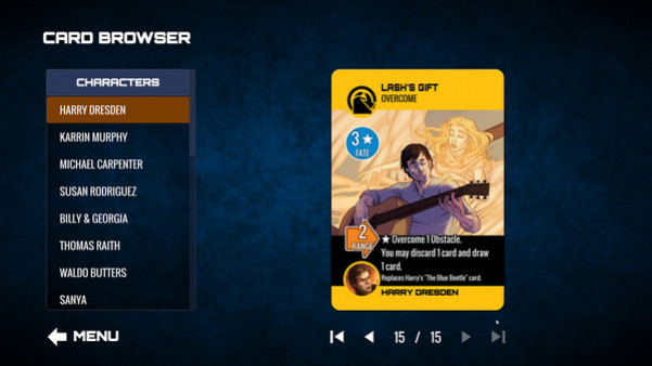 Игра Dresden Files Cooperative Card Game - Mouse & Variants, скриншот