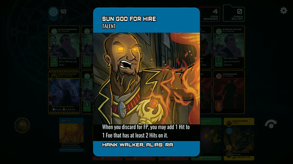 Игра Dresden Files Cooperative Card Game - Ra Crossover, скриншот