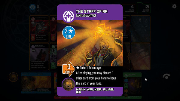 Игра Dresden Files Cooperative Card Game - Ra Crossover, скриншот