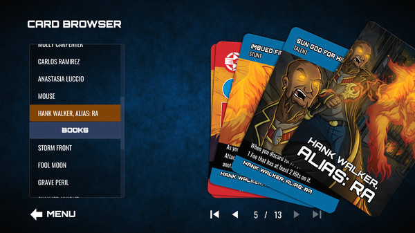 Игра Dresden Files Cooperative Card Game - Ra Crossover, скриншот