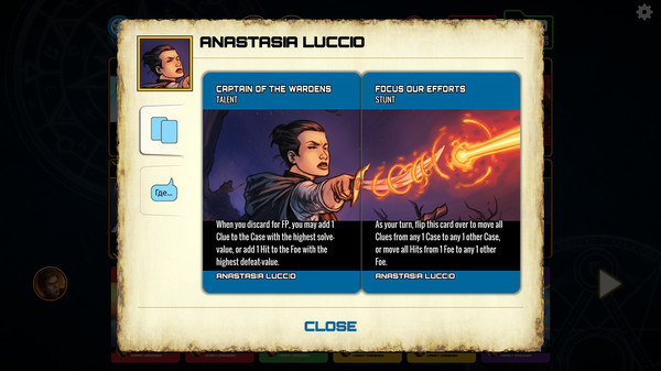 Игра Dresden Files Cooperative Card Game - Wardens Attack, скриншот