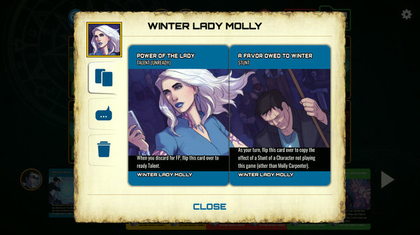 Игра Dresden Files Cooperative Card Game - Winter Schemes, скриншот