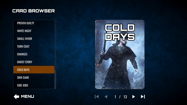 Игра Dresden Files Cooperative Card Game - Winter Schemes, скриншот