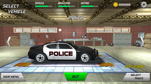 Игра Drift racing car, скриншот