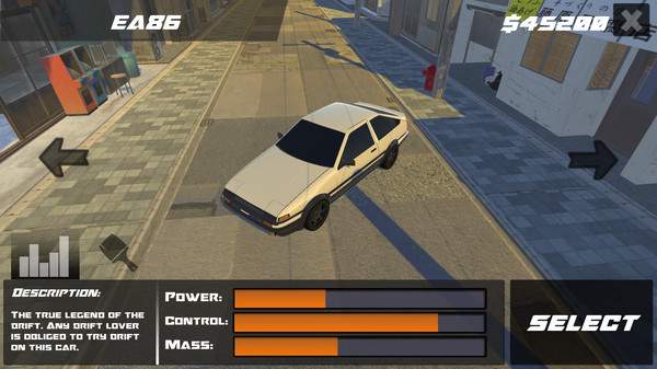 Игра Drift86, скриншот