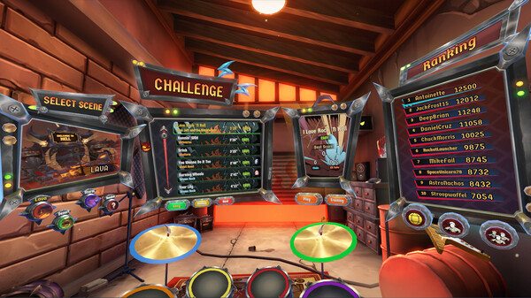 Игра Drums Rock: Delain - 'Stardust', скриншот