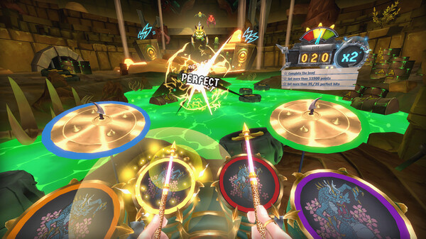Игра Drums Rock: Disturbed - 'Down with the Sickness', скриншот