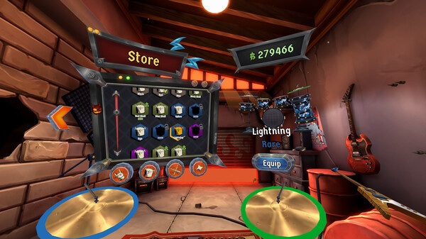 Игра Drums Rock: HammerFall - 'Hearts On Fire', скриншот