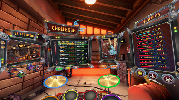 Игра Drums Rock: Lit - 'My Own Worst Enemy', скриншот