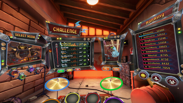 Игра Drums Rock: Simple Plan - 'Time to Say Goodbye', скриншот