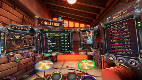 Игра Drums Rock: Simple Plan - 'Welcome to My Life', скриншот