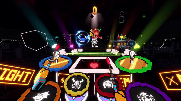 Игра Drums Rock: Undertale - 'MEGALOVANIA', скриншот
