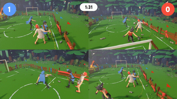 Игра Drunken FC, скриншот