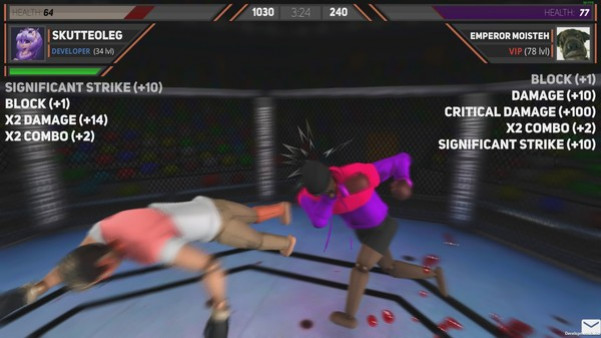 Игра Drunken Wrestlers 2, скриншот