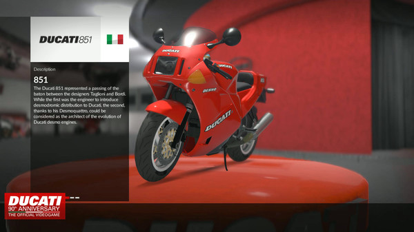 Игра DUCATI - 90th Anniversary, скриншот
