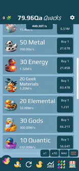 Игра Ducky Clicker Idle Game, скриншот