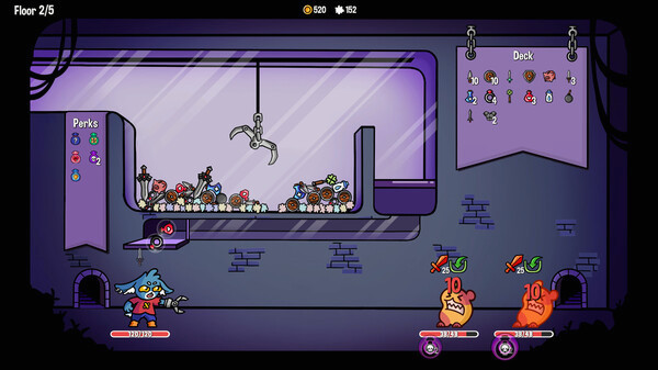 Игра Dungeon Clawler, скриншот