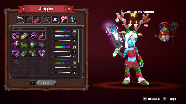 Игра Dungeon Defenders: Awakened - Yuletide Defender, скриншот