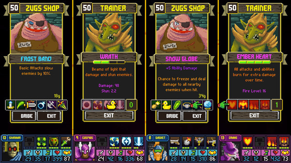 Игра Dungeon League, скриншот