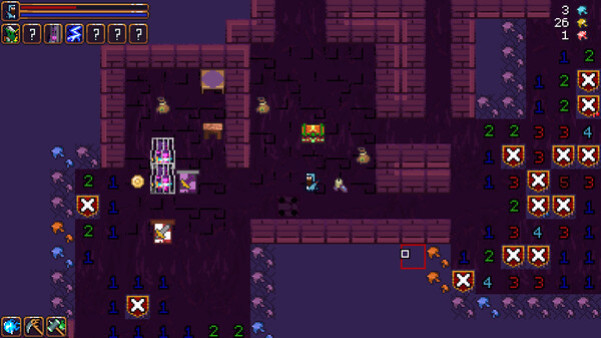 Игра Dungeon Minesweeper, скриншот