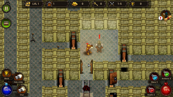 Игра Dungeon of gain, скриншот