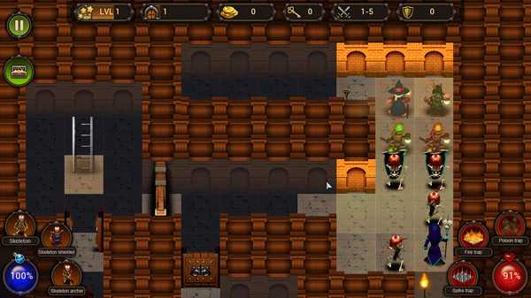 Игра Dungeon of gain, скриншот
