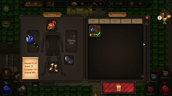 Игра Dungeon of gain, скриншот