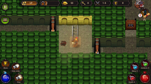 Игра Dungeon of gain, скриншот