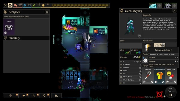 Игра Dungeon of the ENDLESS - Deep Freeze Add-on, скриншот