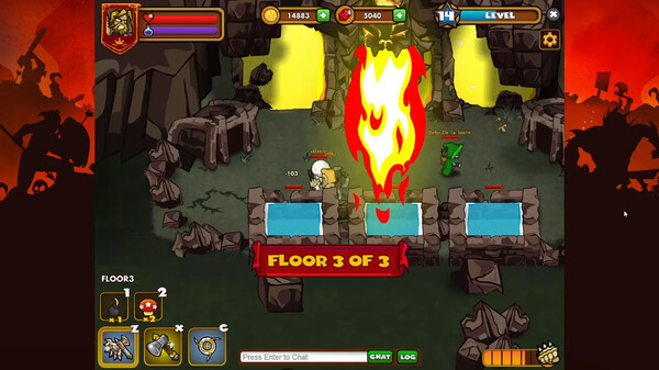 Игра Dungeon Rampage, скриншот