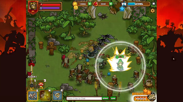 Игра Dungeon Rampage, скриншот