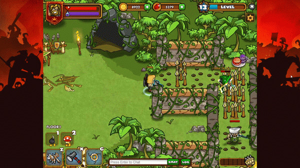 Игра Dungeon Rampage, скриншот