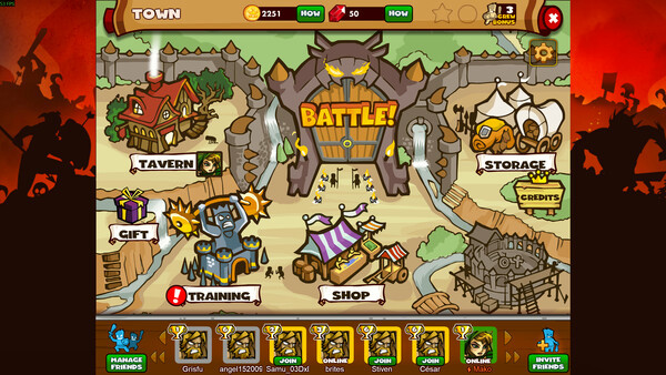 Игра Dungeon Rampage, скриншот
