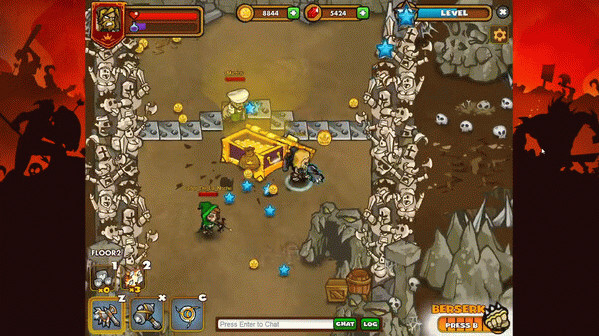 Игра Dungeon Rampage, скриншот