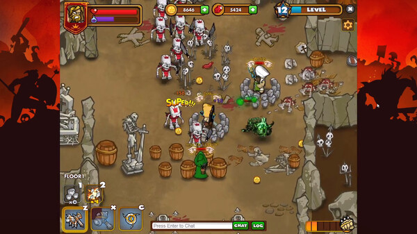 Игра Dungeon Rampage, скриншот