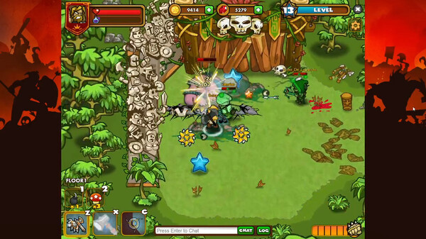 Игра Dungeon Rampage, скриншот