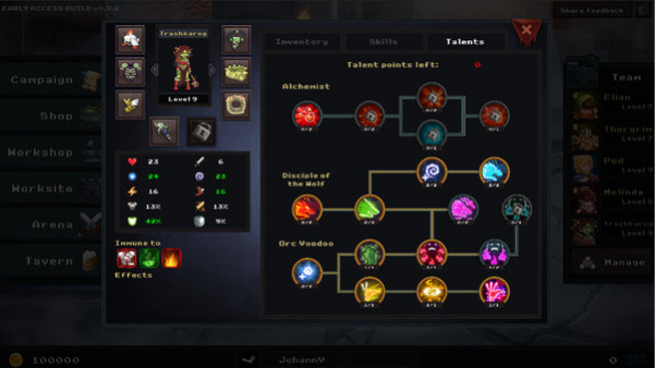 Игра Dungeon Rushers, скриншот