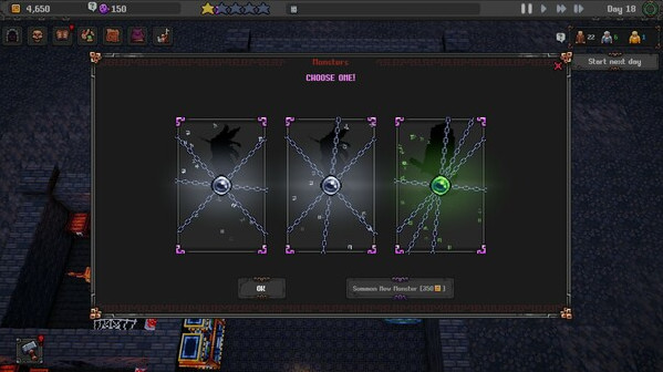 Игра Dungeon Tycoon, скриншот