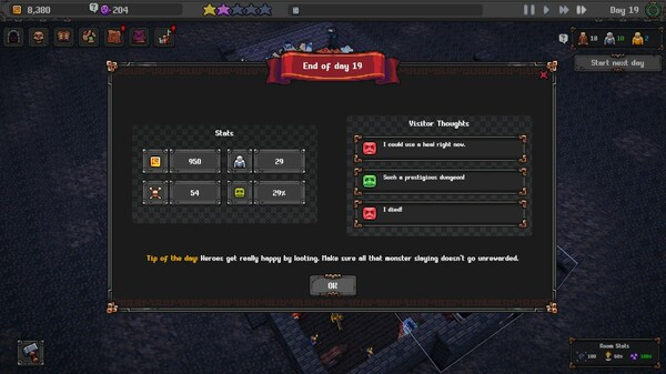 Игра Dungeon Tycoon, скриншот