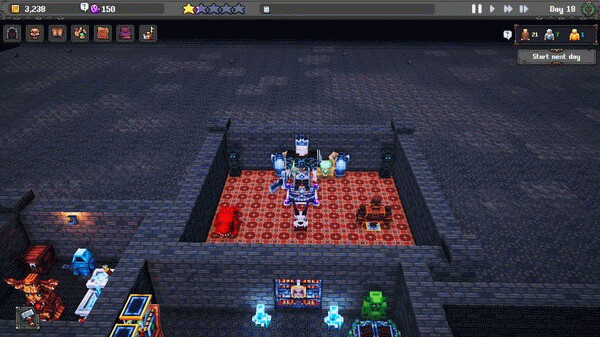 Игра Dungeon Tycoon, скриншот