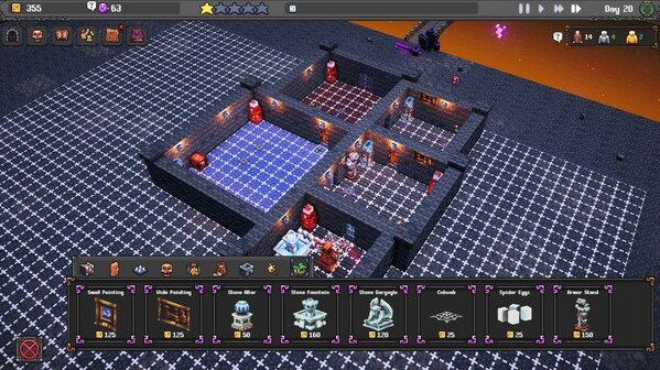 Игра Dungeon Tycoon, скриншот